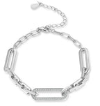 London Moissanite Link Bracelet