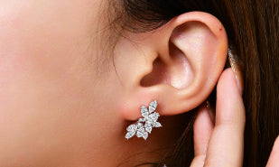 Chelsea Moissanite Earring