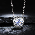 Bezel Pendant Necklace