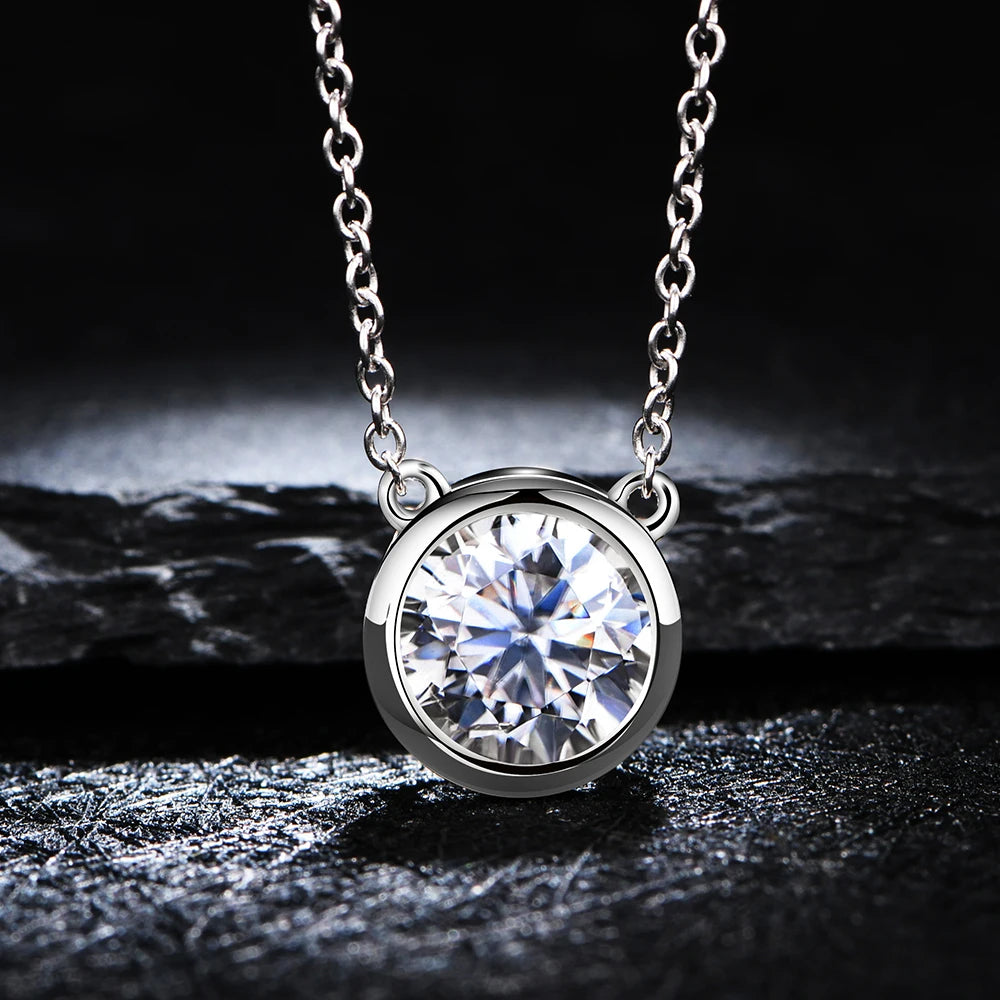 Bezel Pendant Necklace