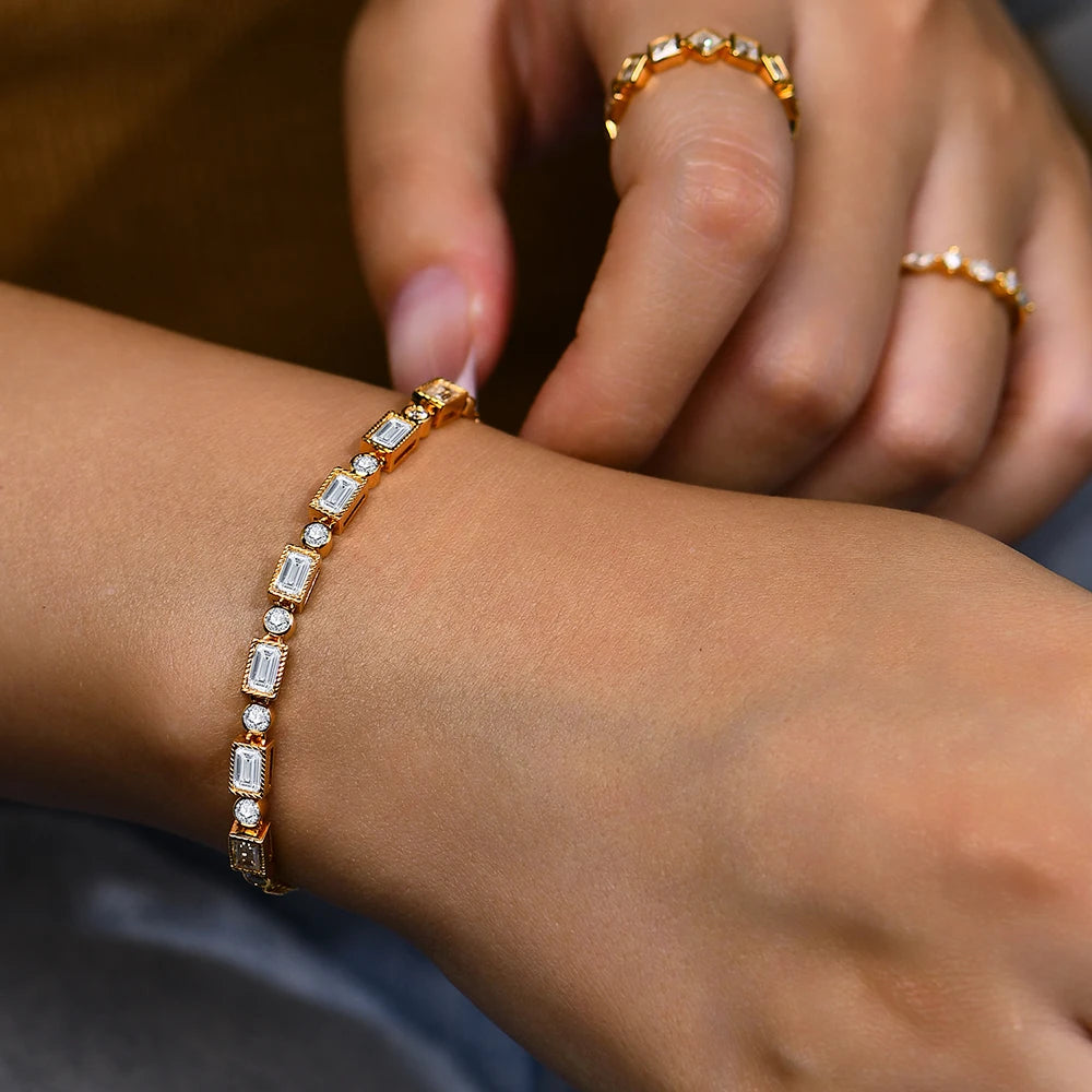 Monaco Moissanite Bracelet