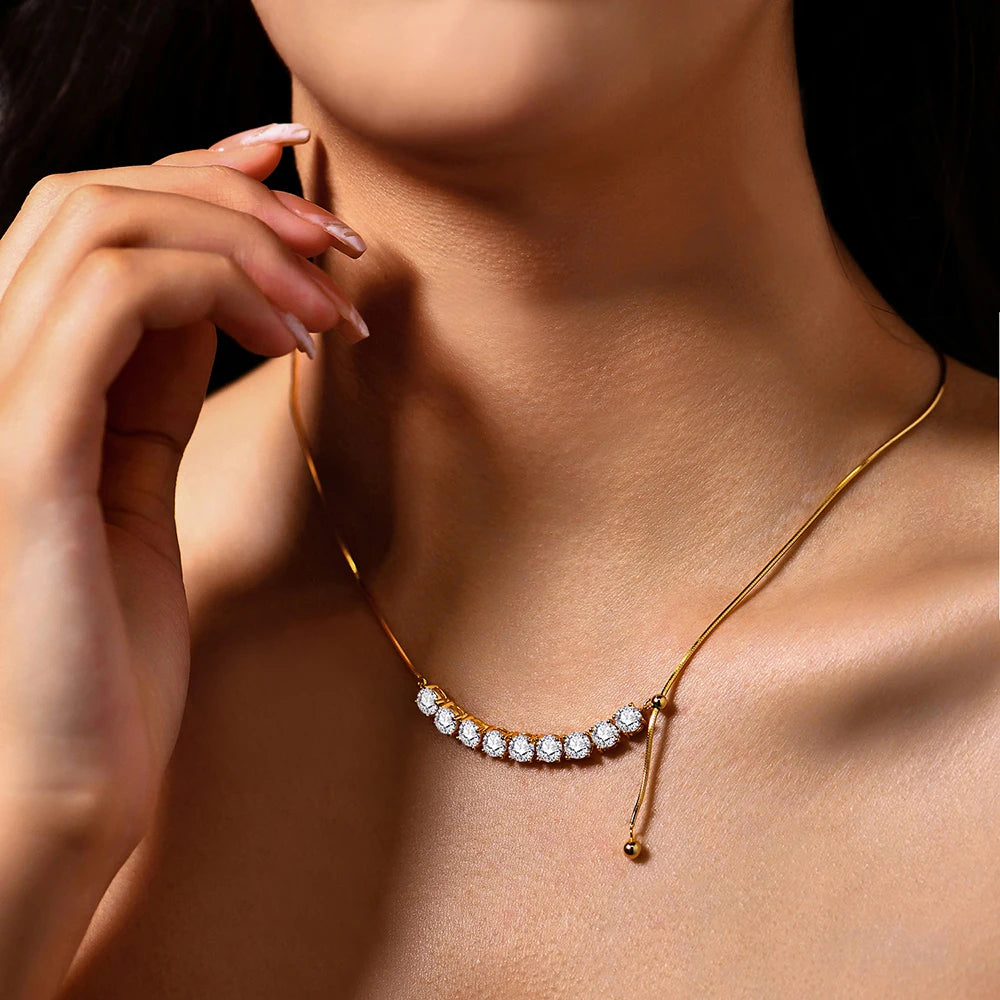 Florence Moissanite Necklace