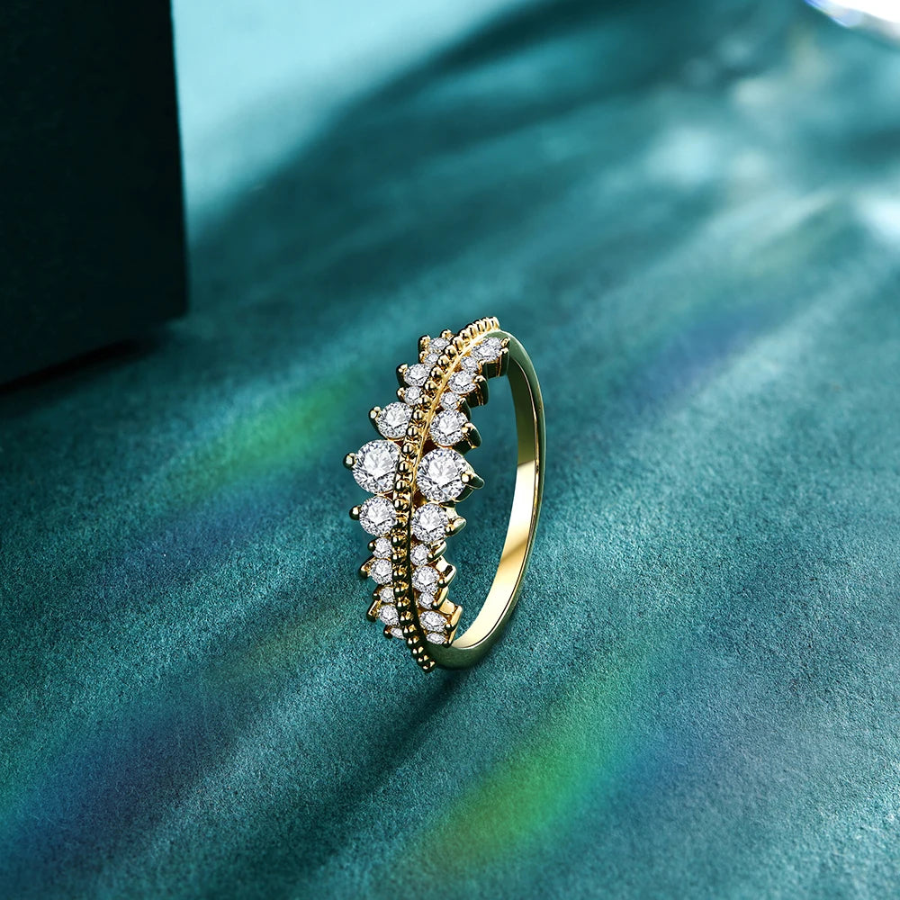 Kyoto Crown Moissanite Ring