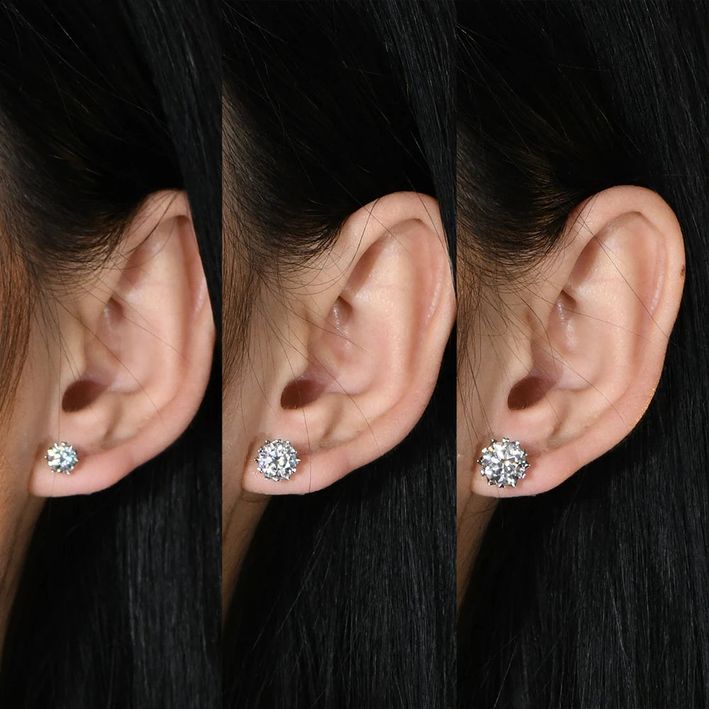 Savannah Moissanite Studs