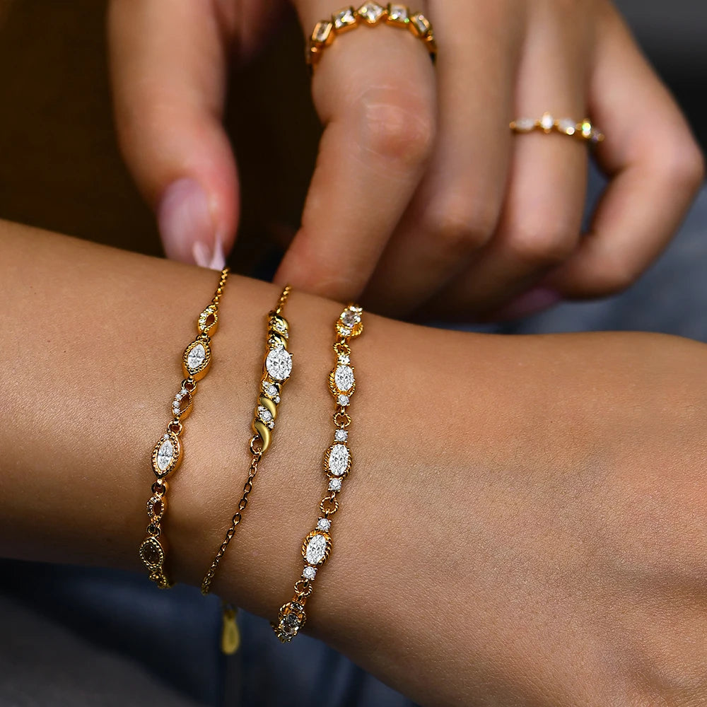 Budapest Rope Moissanite Bracelet