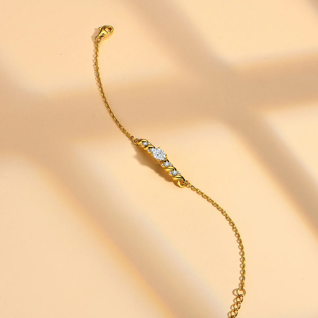 Budapest Rope Moissanite Bracelet