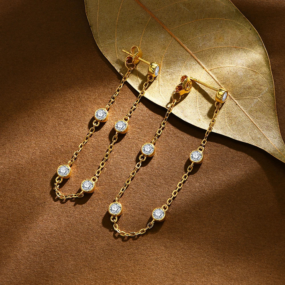 Geneva Moissanite Earring