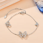 Butterfly Moissanite Bracelet