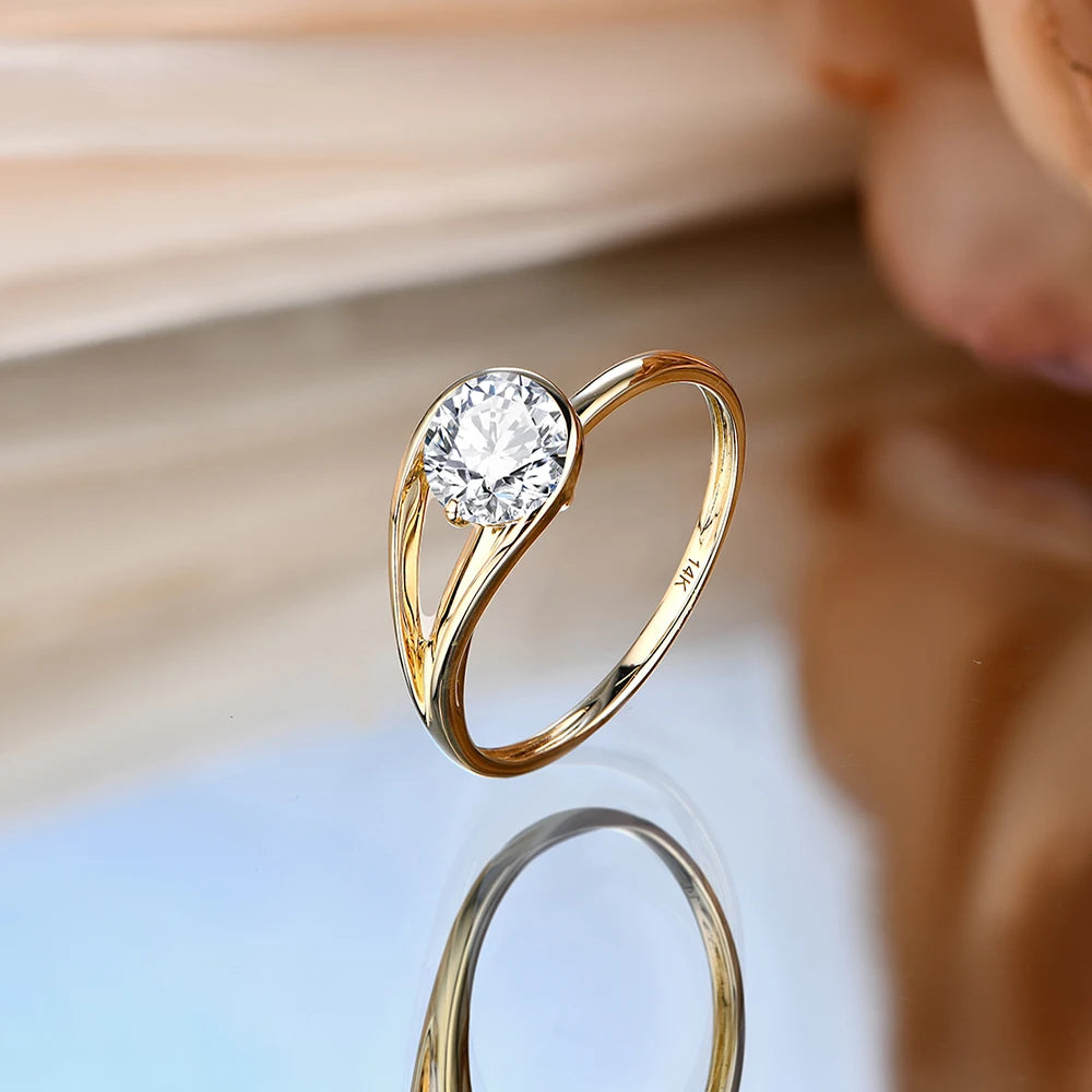 Copenhagen Moissanite Ring