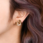Brussels Bloom Moissanite Earring
