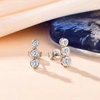 Ascot Moissanite Earring