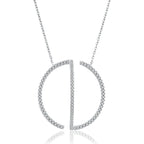 Rio Round Cut Moissanite Necklace