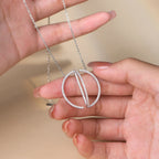 Rio Round Cut Moissanite Necklace