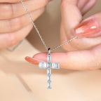 Malta Cross Moissanite Necklace