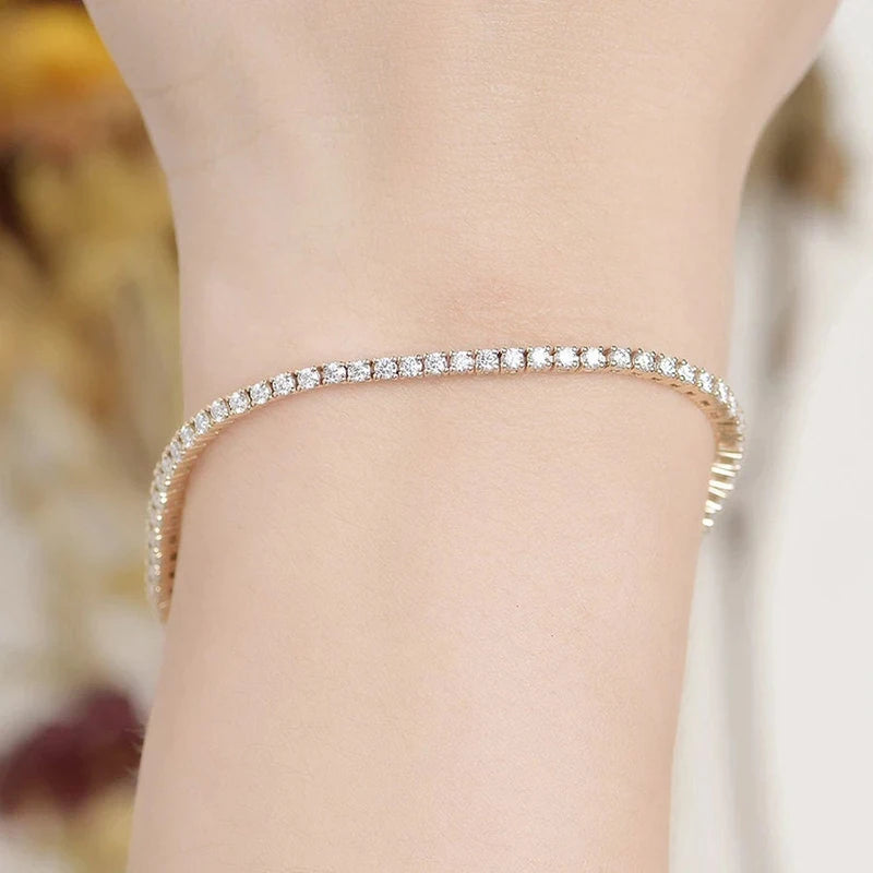 The Classic Tennis Moissanite Bracelet