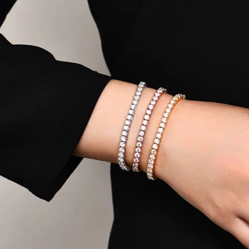 The Classic Tennis Moissanite Bracelet