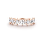 New York Marquise Moissanite Ring- Solid Gold