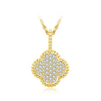 Catalana Clover Moissanite Necklace