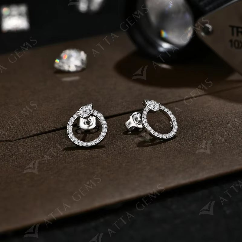Pula Moissanite Earring