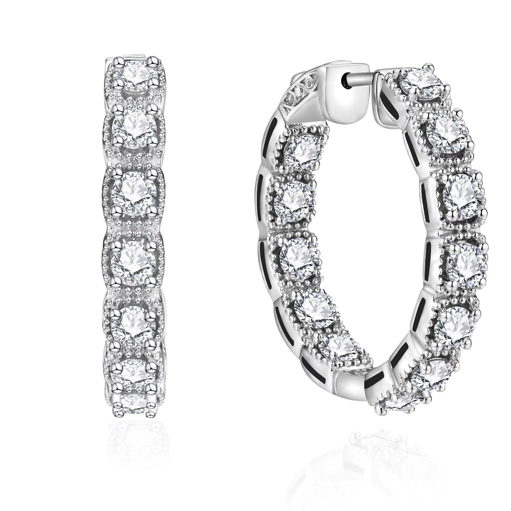 Chiswick Moissanite Hoop Earring