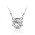 Bezel Pendant Necklace