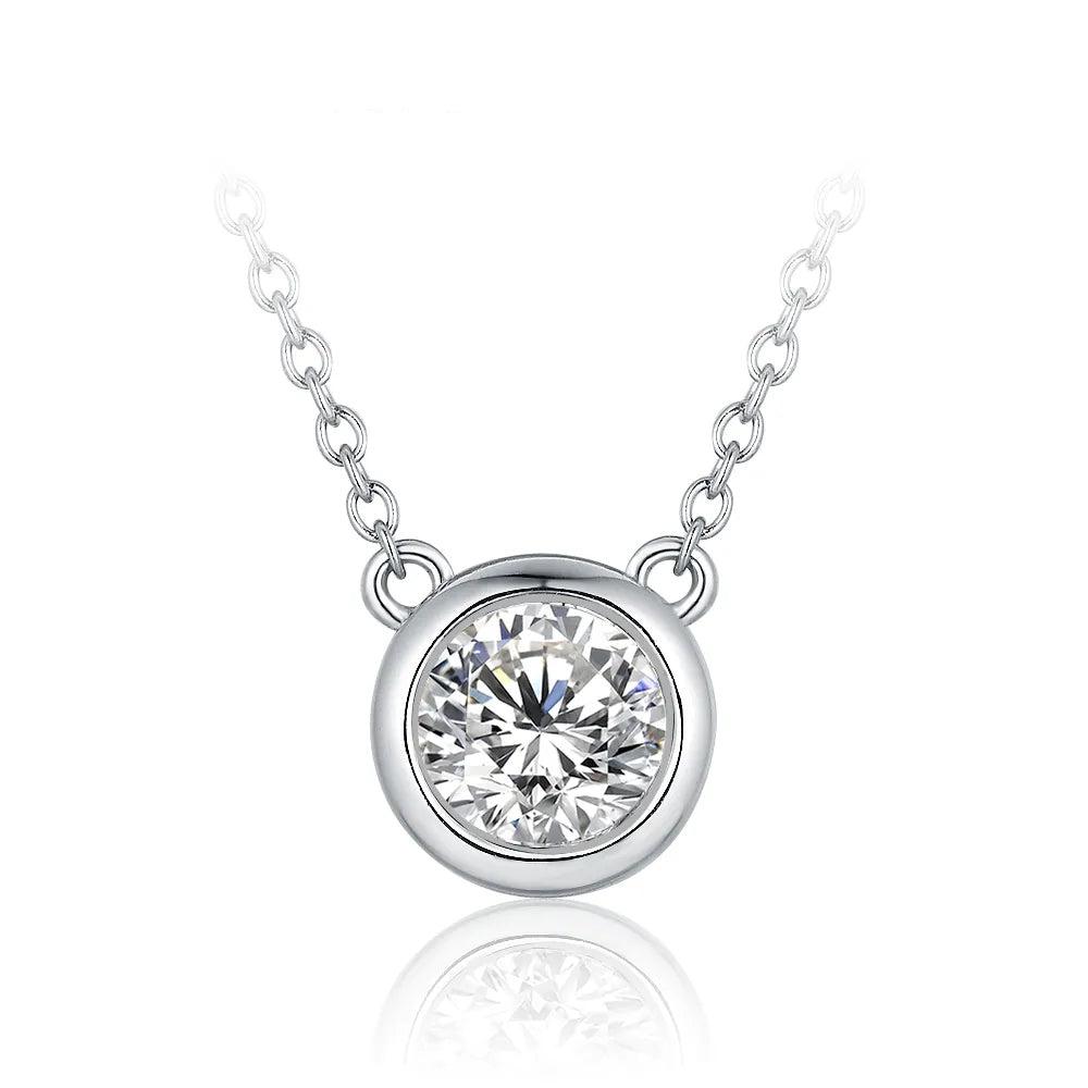 Bezel Pendant Necklace