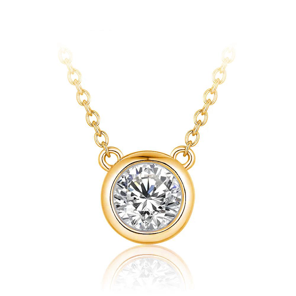 Bezel Pendant Necklace
